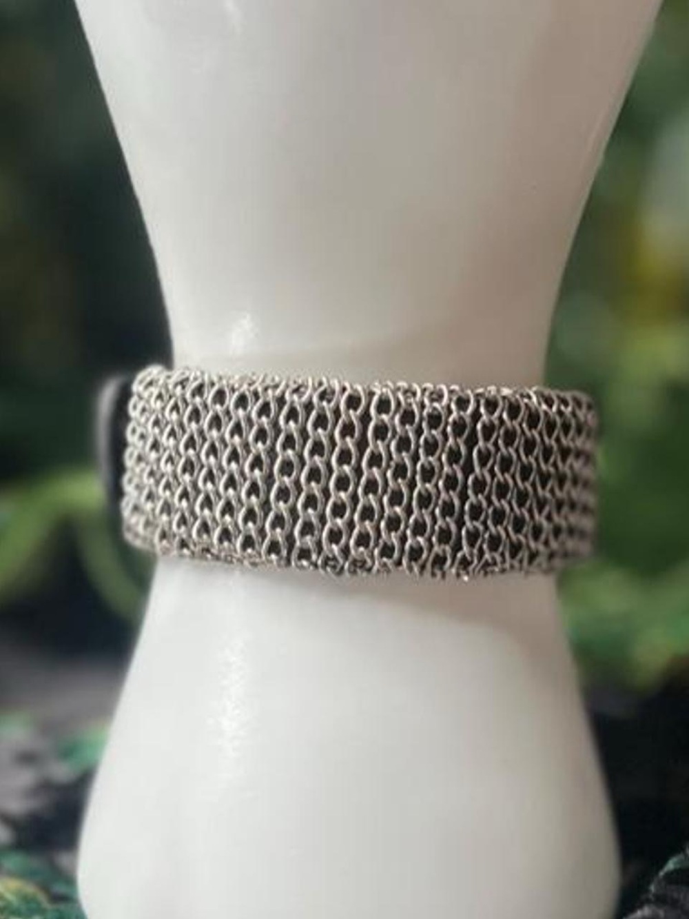 Silver Chainmail Bracelet - Women Jewelry